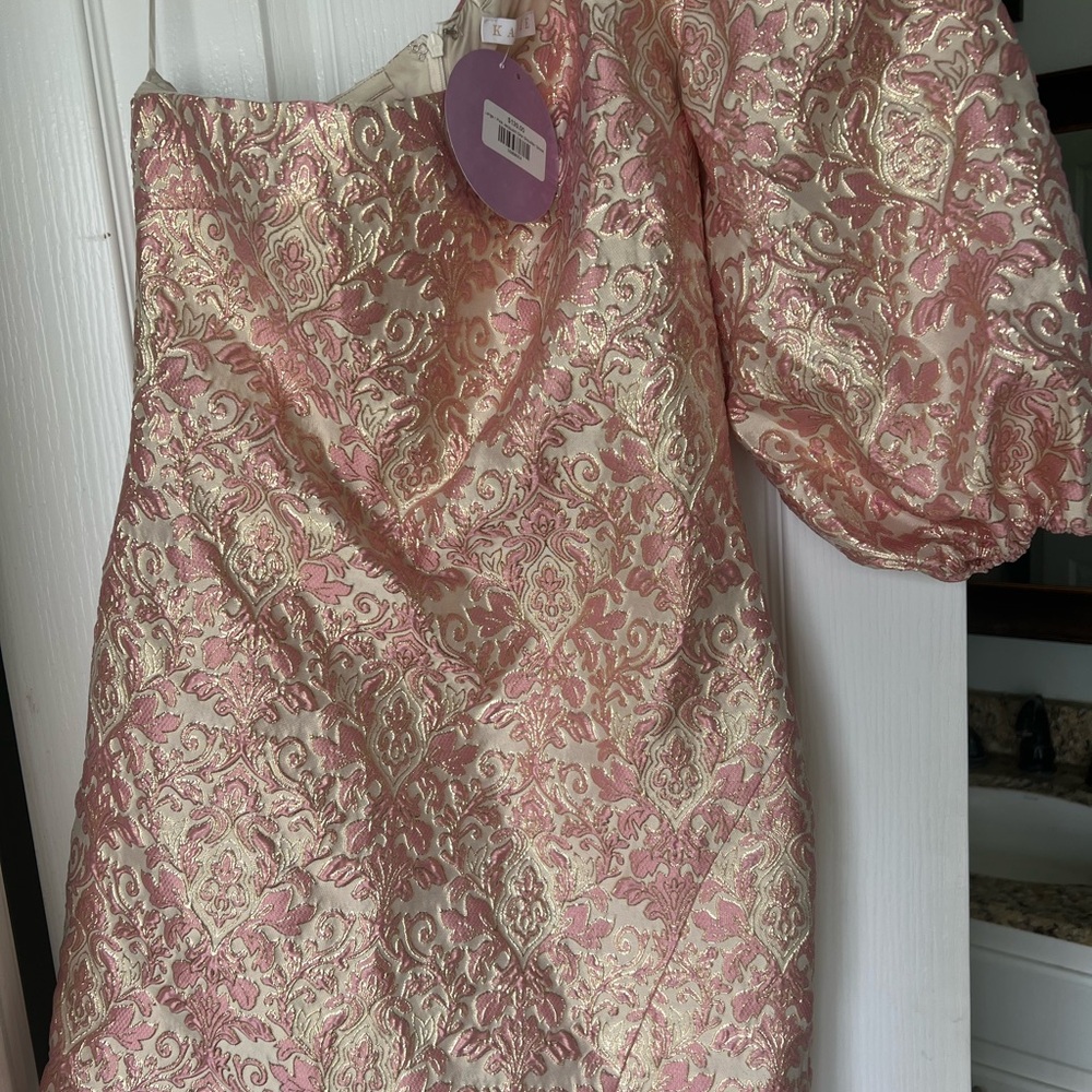 Karlie Jacquard Cocktail Dress